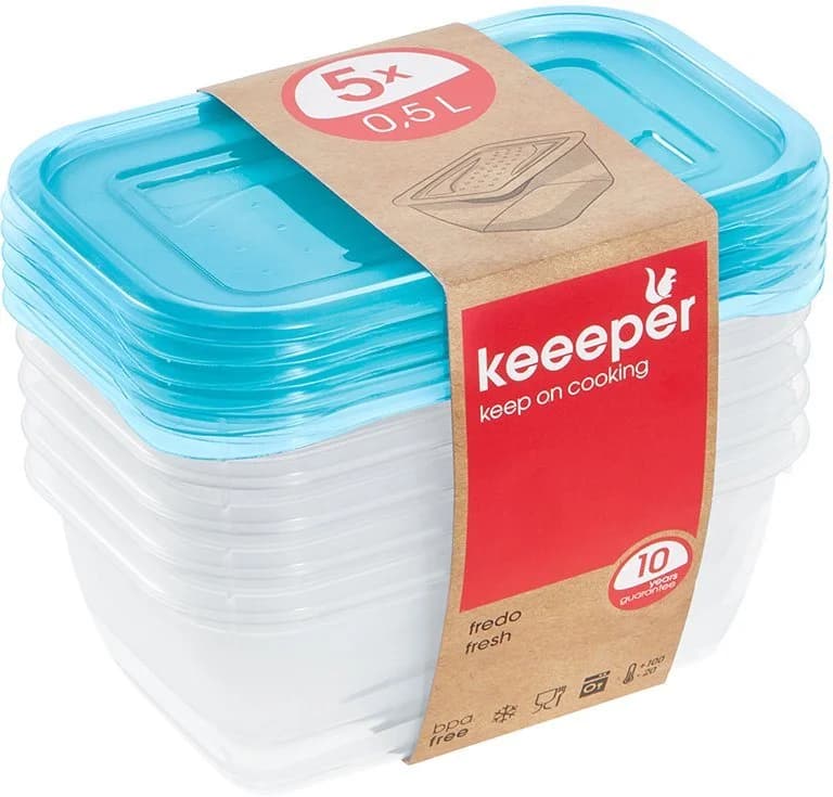 Frischhaltedose KEEEPER "fredo fresh" Blau Polypropylen - Bild 3