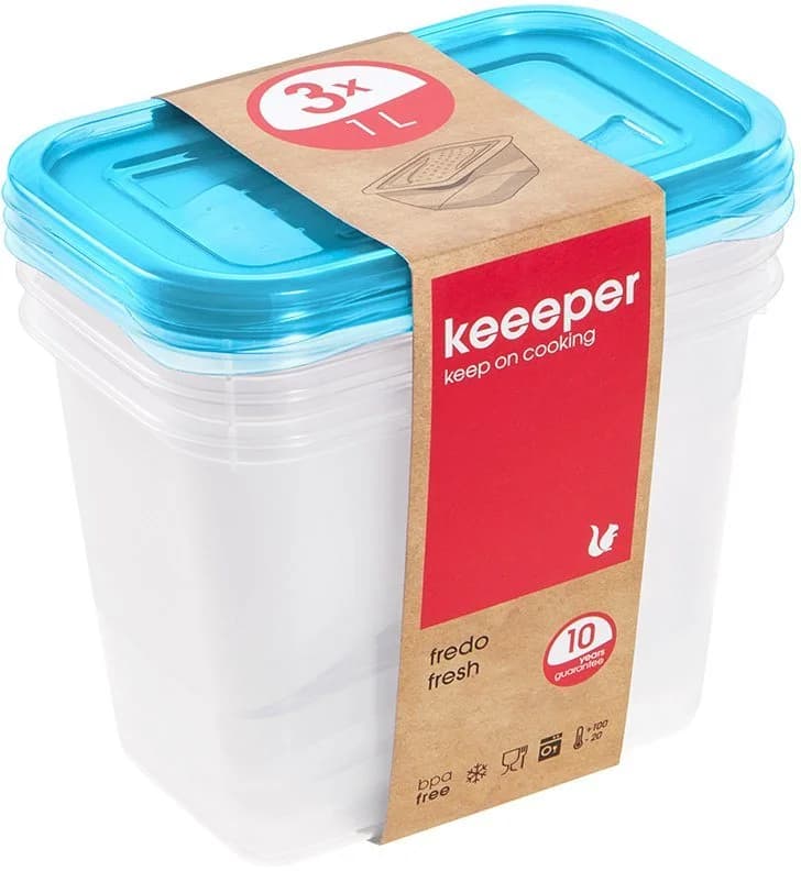 Frischhaltedose KEEEPER "fredo fresh" Blau Polypropylen - Bild 5