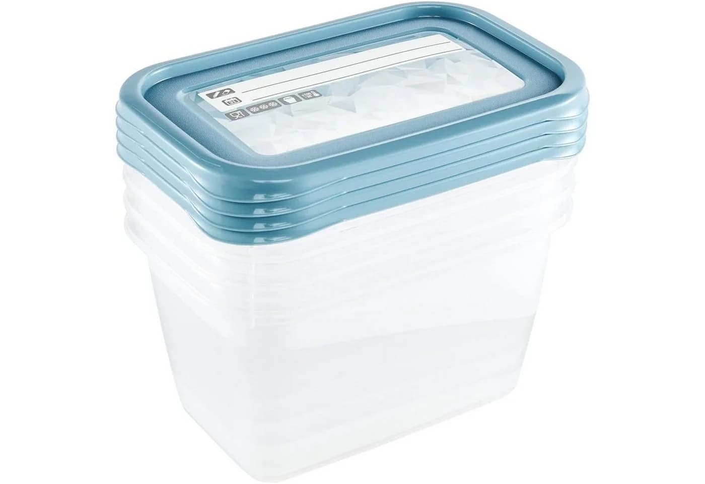 keeeper Vorratsdose 4-tlg. Mia Magic Ice PP blau transparent