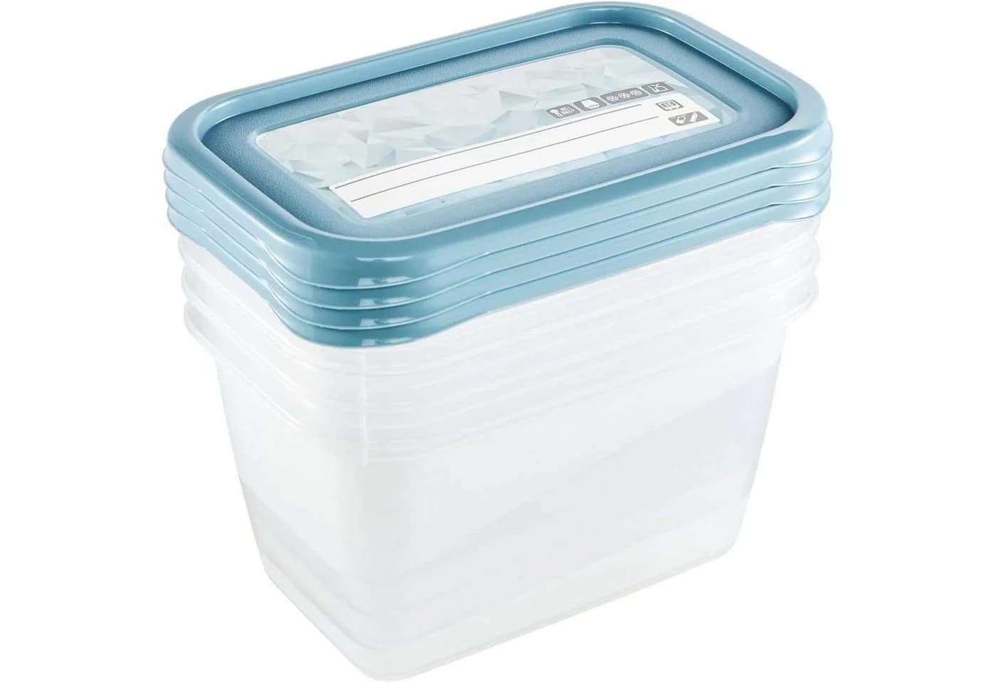 keeeper Vorratsdose 4-tlg. Mia Magic Ice PP blau transparent - Bild 3