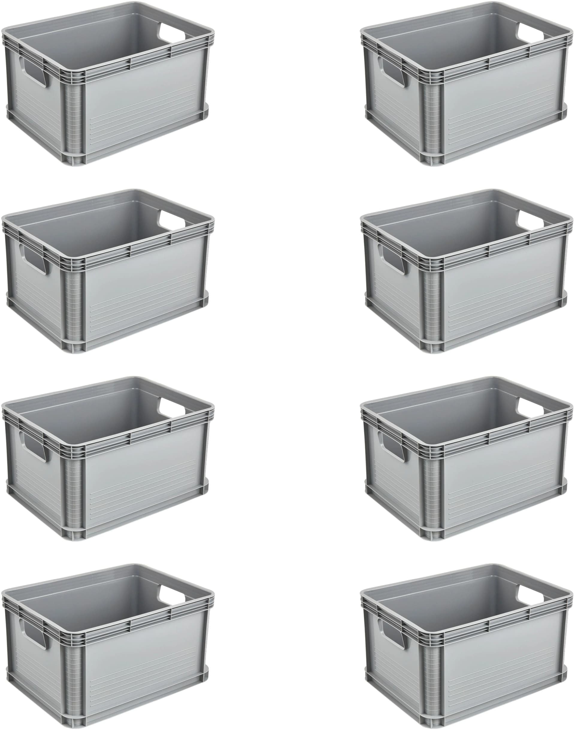 KEEEPER Transportbox Robert 8er Set 20 L Kunststoff