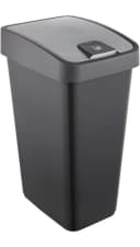 keeeper Mülleimer magne mit Flip-Deckel und Soft-Touch-Griff grau Bild 2