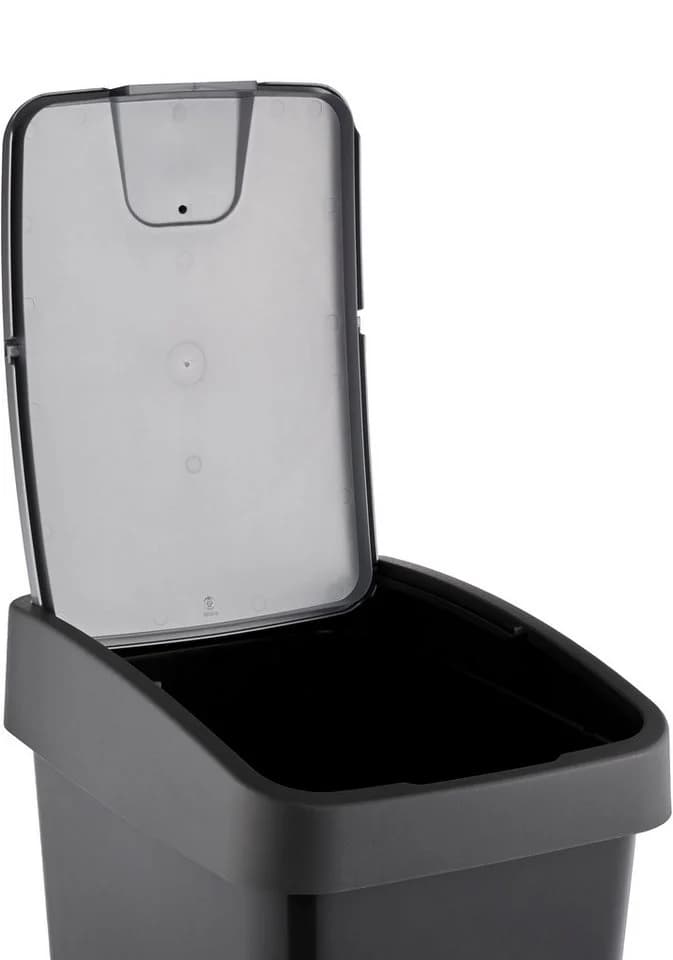 keeeper Mülleimer magne mit Flip-Deckel und Soft-Touch-Griff grau - Bild 3