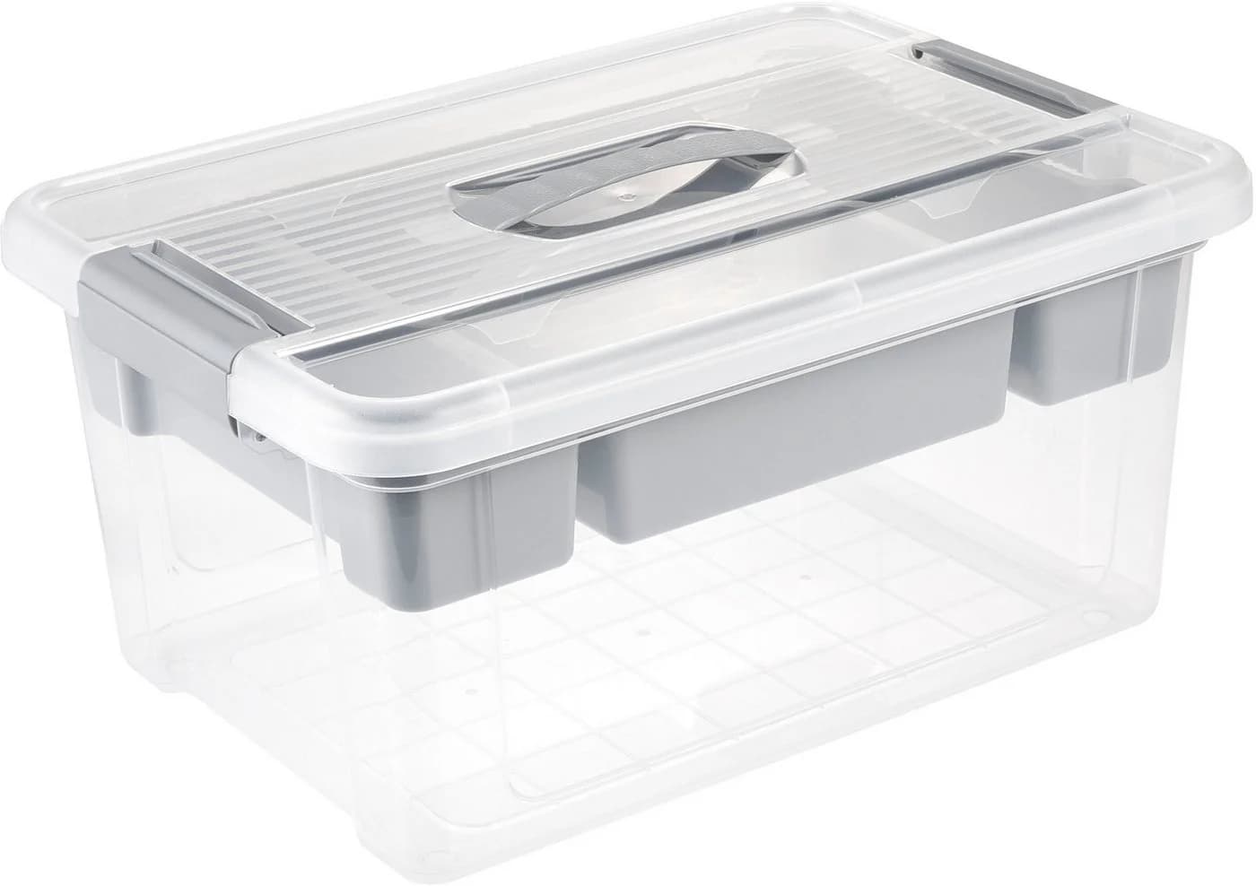 Keeeper Organizer Box Henri Grau Nordic Polypropylen mit Griff
