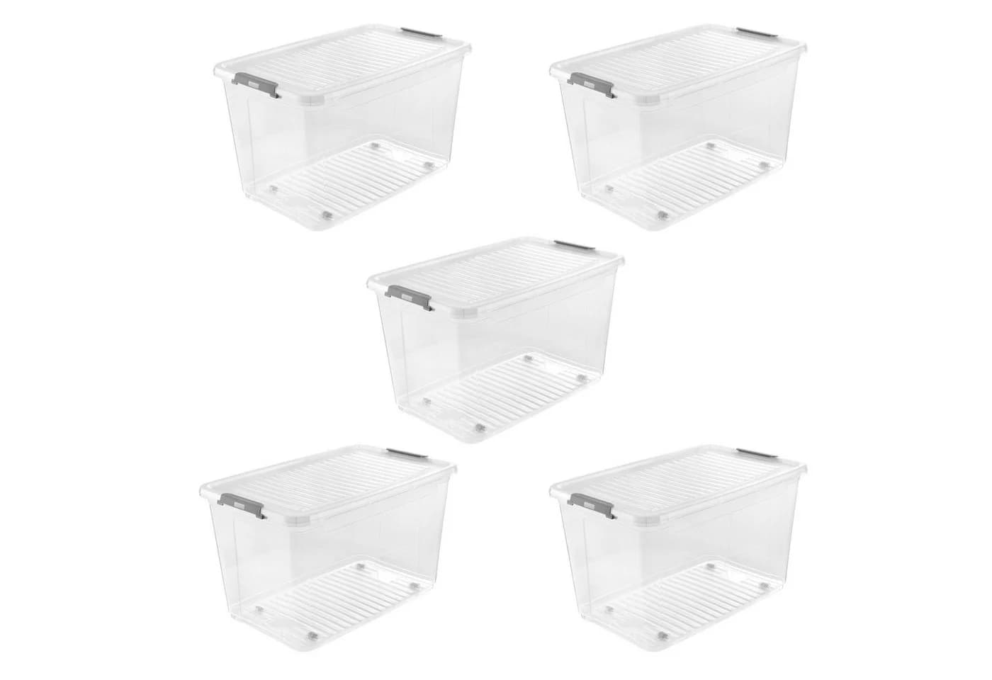 Aufbewahrungsbox KEEEPER Clipbox Leo 56 L Kunststoff - Bild 2