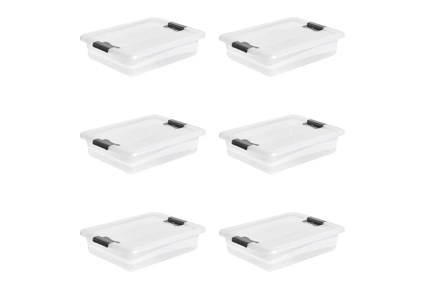 Aufbewahrungsbox KEEEPER Cornelia 6er Set 7 L transparent - Bild 2