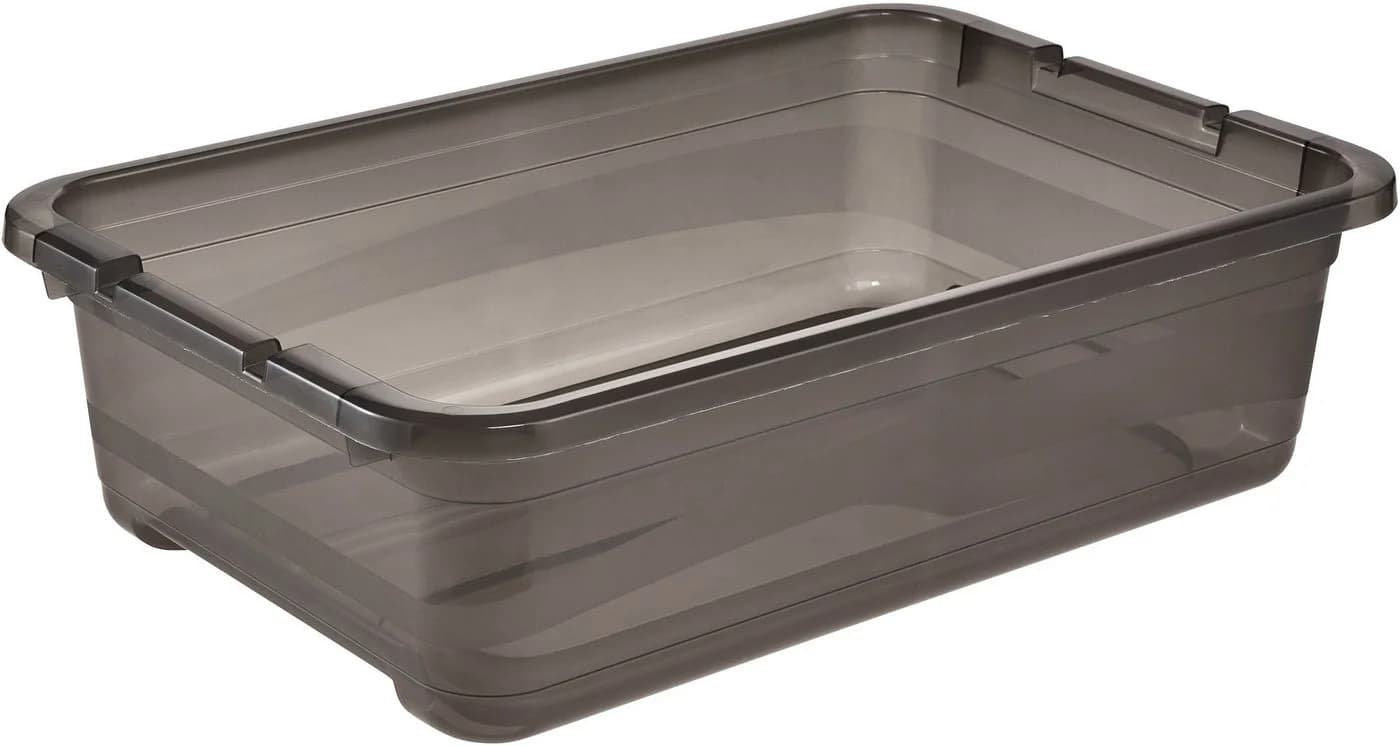 keeeper Aufbewahrungsbox Cornelia 2er Set Transparent Grau - Bild 3