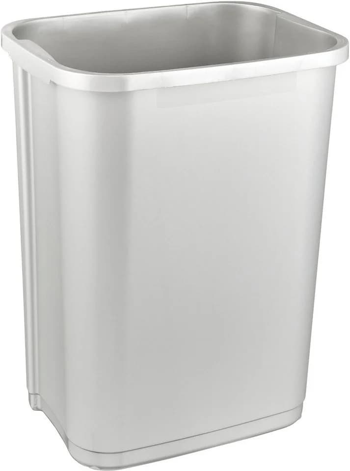 Mülleimer KEEEPER 'swantje' 2er Set, Schwingdeckel, Silber - Bild 3
