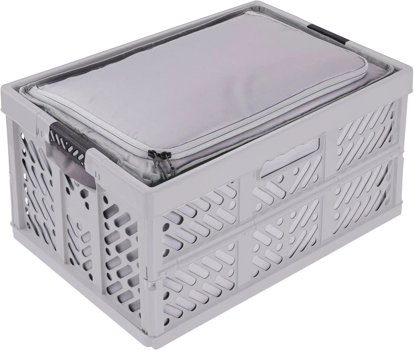 keeeper Klappbox 45l mit Isoliertasche 40l Grau Faltbar - Bild 2
