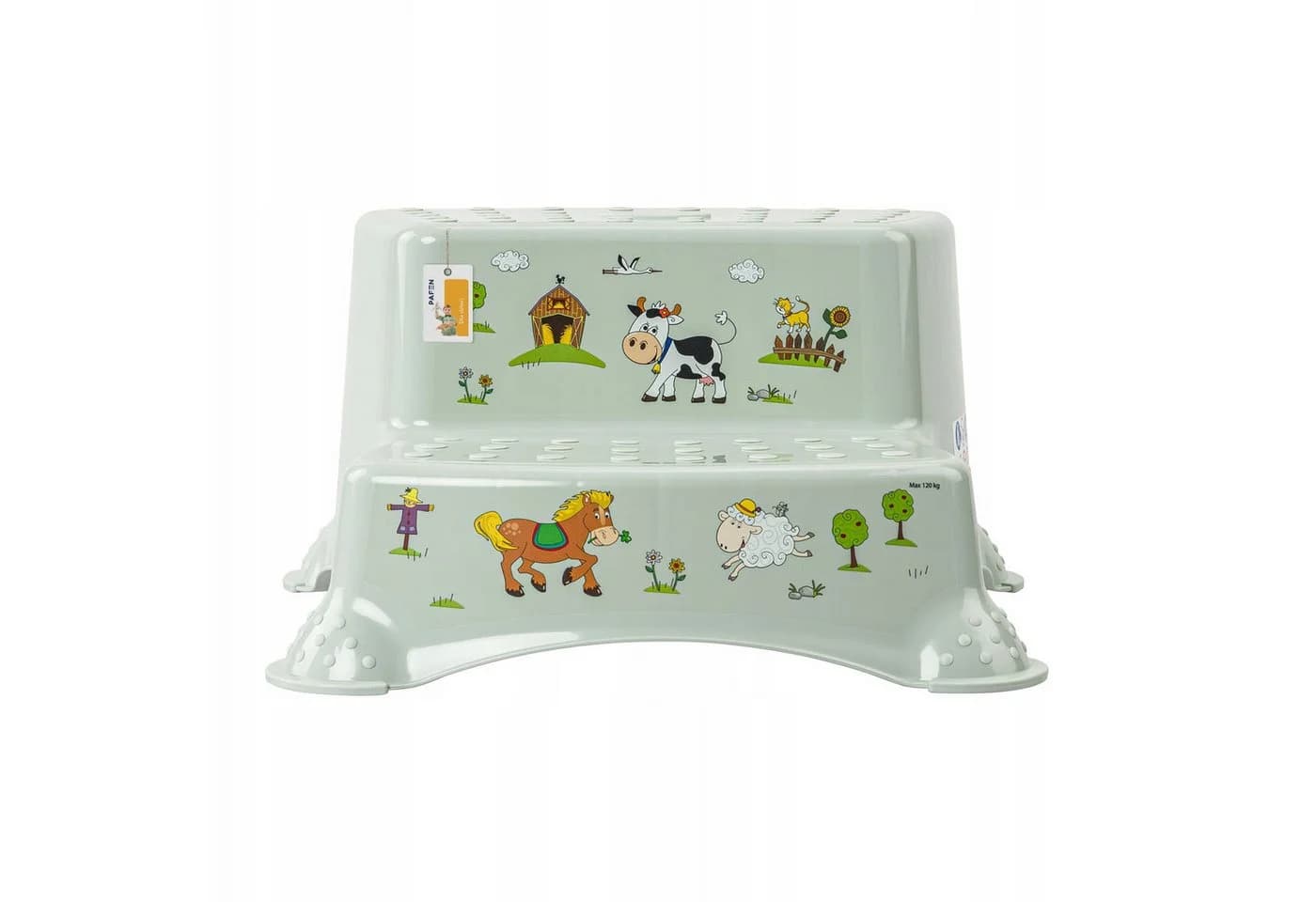 Keeeper Tritthocker Funny Farm 2-stufig grün - Bild 4