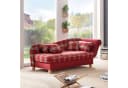 Max Winzer® Recamiere Selma Rot mit klappbarem Armteil und Bettkasten Bild 1