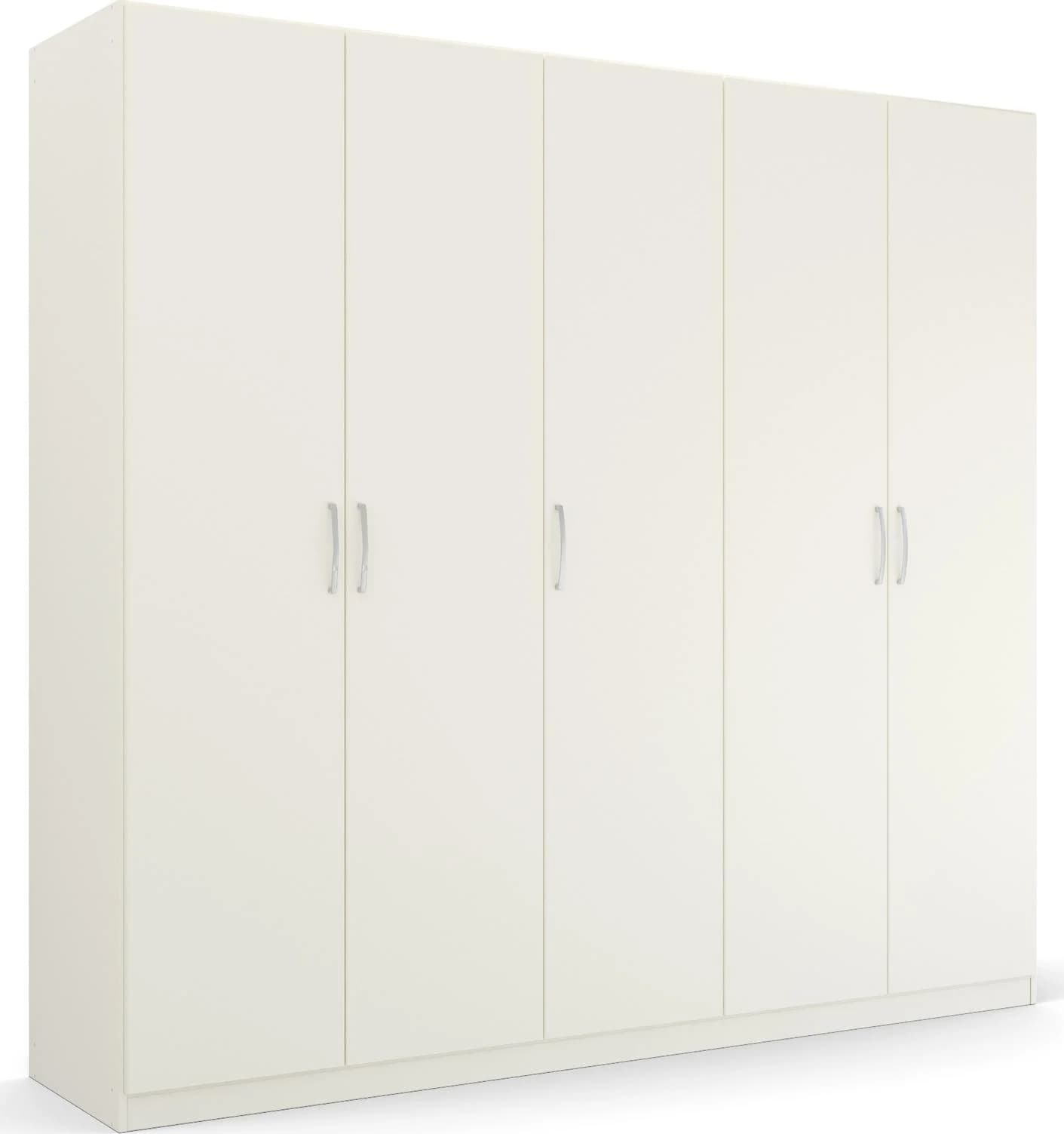 Rauch PURE BY QUADRA SPIN Drehtürenschrank Weiß mit Spiegel