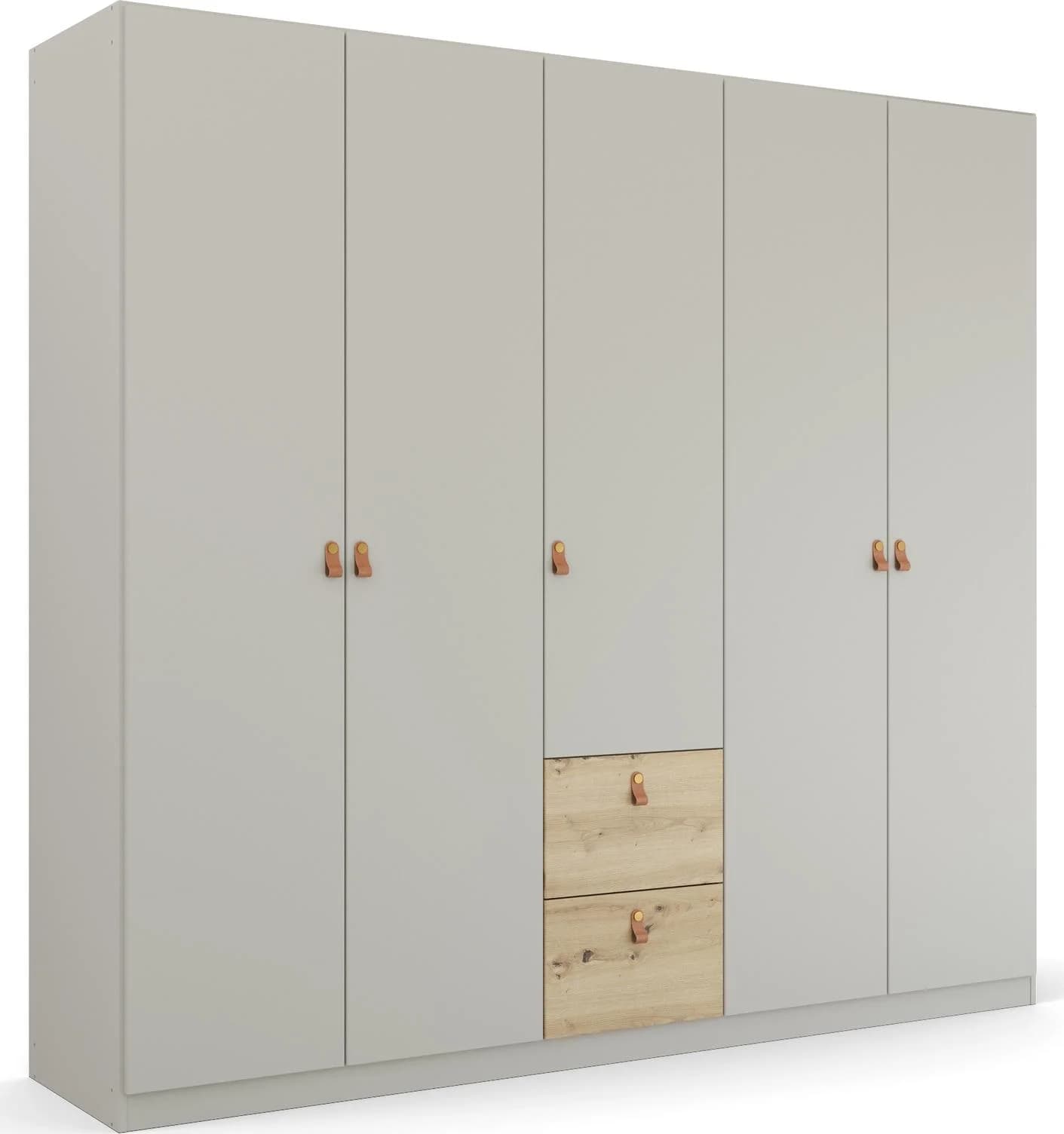 Rauch HOMEY BY QUADRA SPIN Drehtürenschrank Seidengrau Eiche Artisan