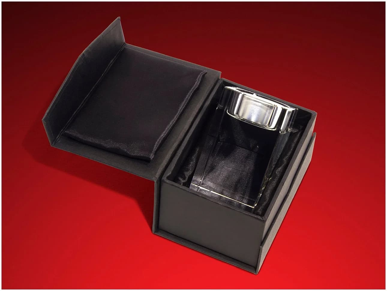 GLASFOTO.COM Advents-Teelichthalter aus Kristallglas mit 3D-Innengravur - Bild 4