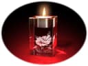 GLASFOTO.COM Teelichthalter Ostern 3D-Motive Kristallglas Bild 2