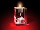 GLASFOTO.COM Teelichthalter Advents-Teelichthalter Kristallglas 3D-Motive Bild 1