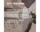 SCHÖNER LEBEN. Tischdecke Dschungel Dunkelblau Grün Handarbeit Bild 5