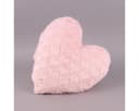 SCHÖNER LEBEN. Fellkissen Magma Deko Kissen Fluffy Herzform rosa Bild 2