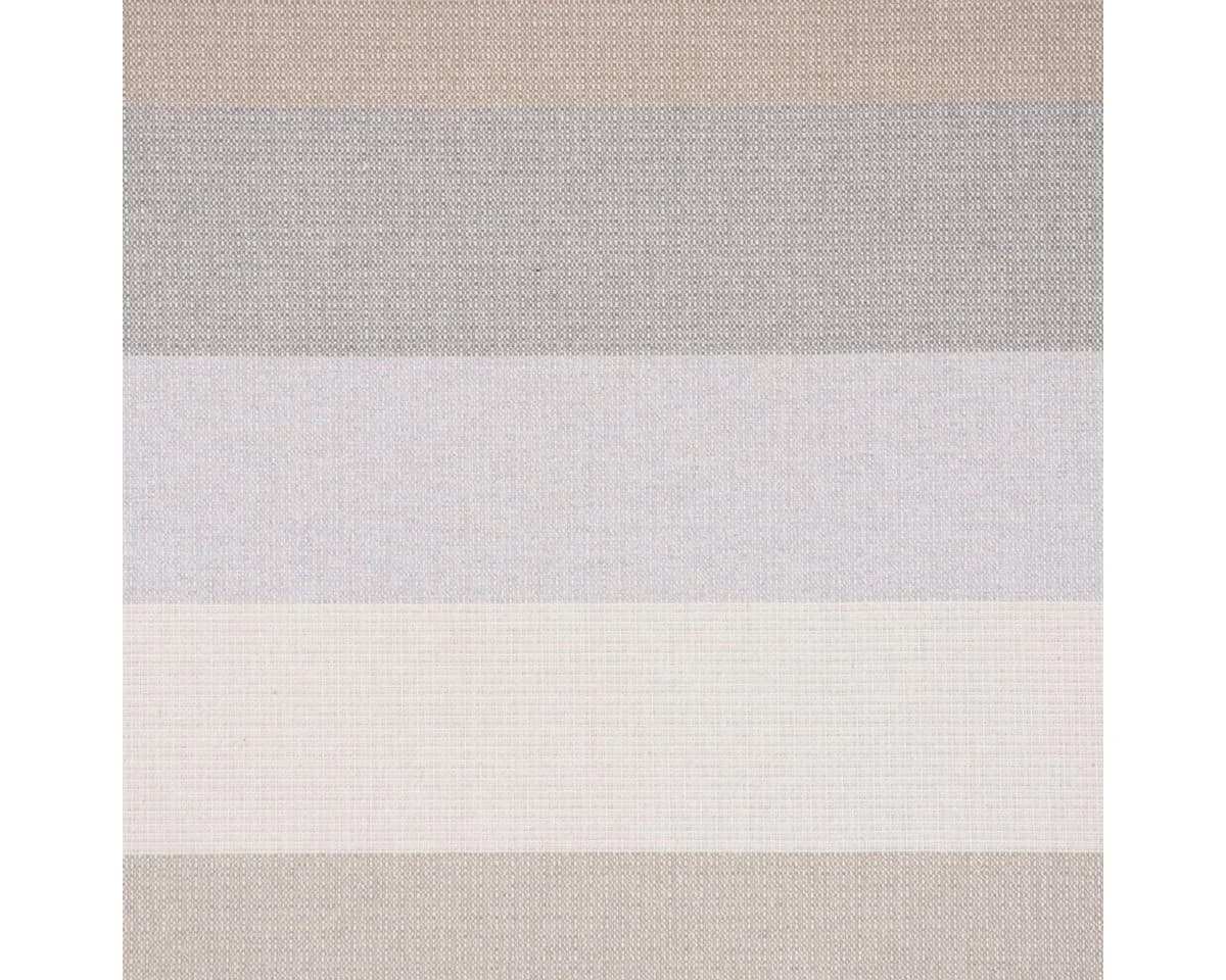 SCHÖNER LEBEN. Tischläufer Streifen 9,5cm Creme Beige Braun Grau Handmade - Bild 5