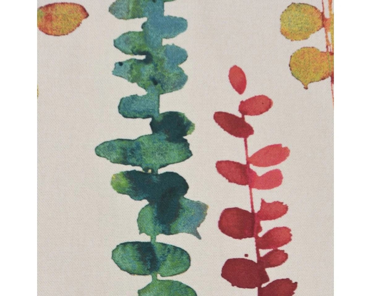 Dekokissen Kissenhülle Ranken Blätter Aquarell beige terrakotta - Bild 5