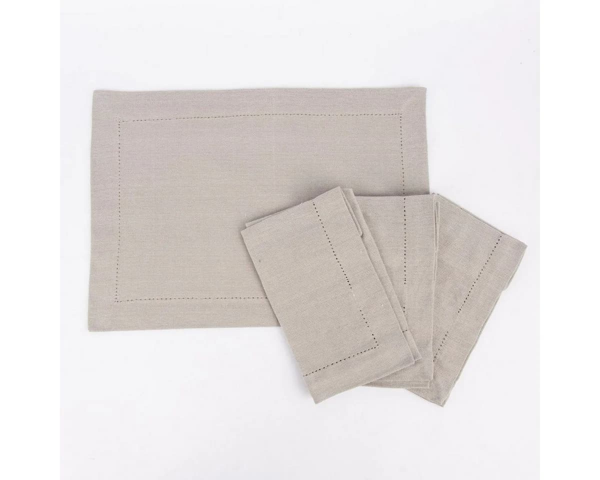 SCHÖNER LEBEN. Platzset 4er Set Indi natur 50x35cm