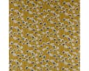 SCHÖNER LEBEN. Kissenhülle Clara Saffron Blumen Senfgelb Ocker Blau Bild 3