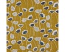 SCHÖNER LEBEN. Kissenhülle Clara Saffron Blumen Senfgelb Ocker Blau Bild 4