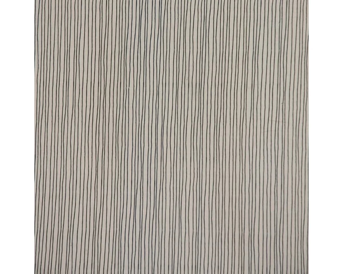 SCHÖNER LEBEN Kissenhülle Streifen Linien schwarz wollweiß - Bild 4