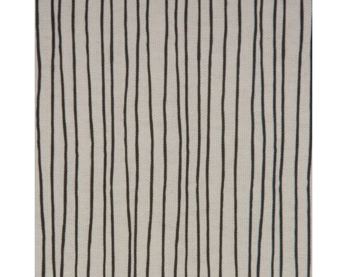 SCHÖNER LEBEN Kissenhülle Streifen Linien schwarz wollweiß - Bild 5