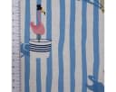 SCHÖNER LEBEN Tischläufer Canvas Flamingo maritim hellblau Bild 4