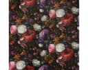 SCHÖNER LEBEN. Dekokissen Kissenhülle Samt Blumen Tulpen Pfingstrosen Grün Bunt Bild 3