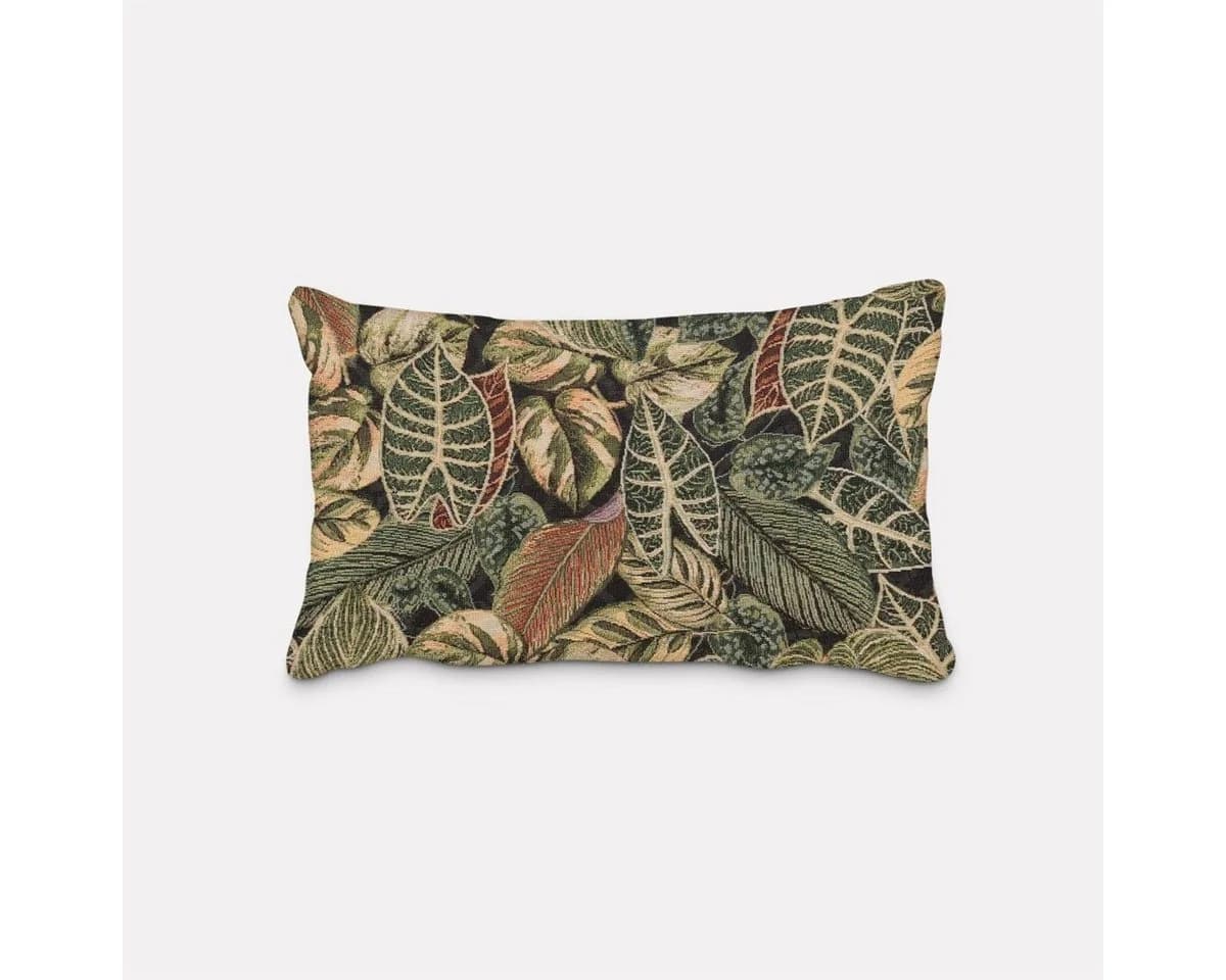 SCHÖNER LEBEN. Dekokissen Premium Houseplant Jungle Blätter Grün S - Bild 2
