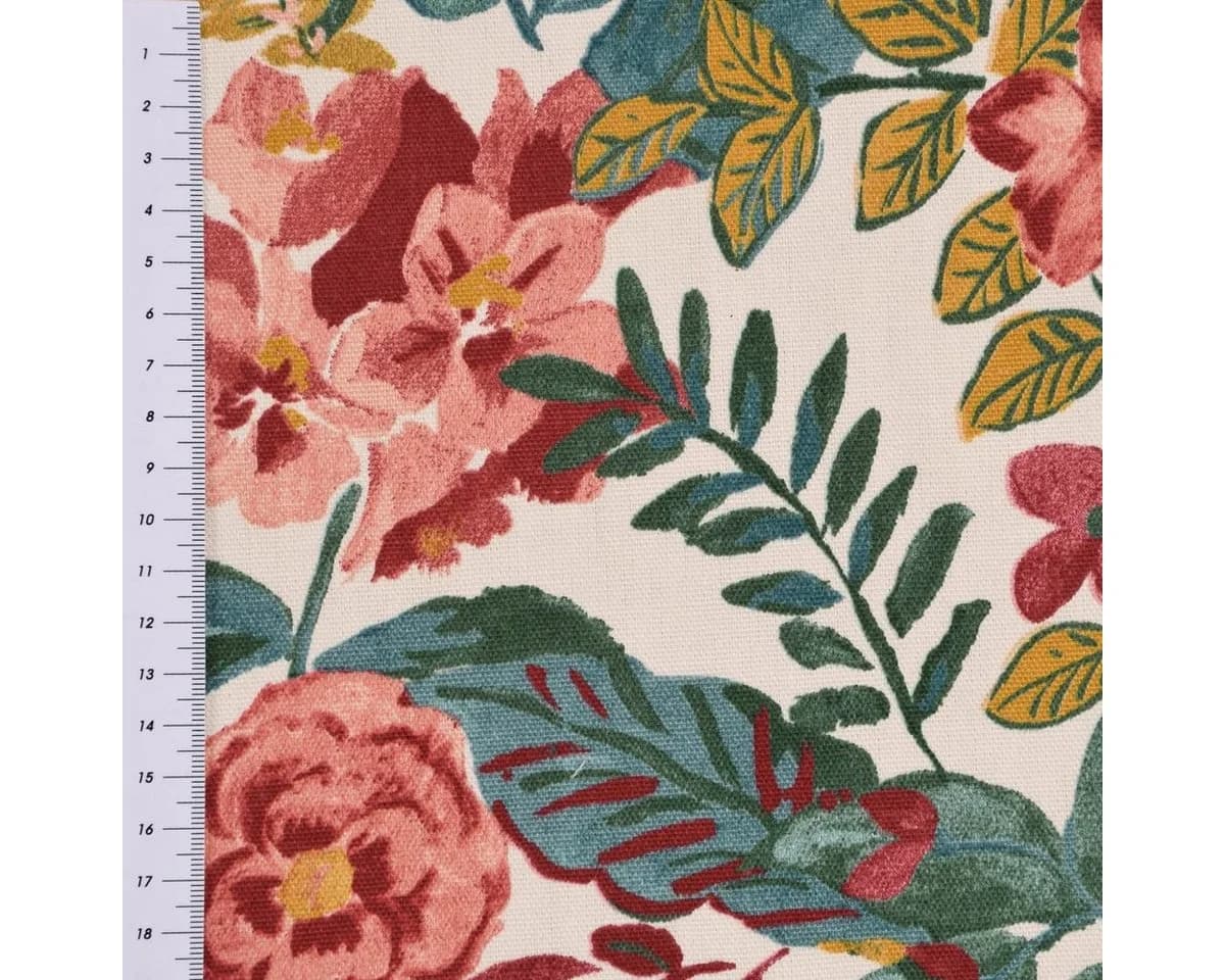 SCHÖNER LEBEN. Dekokissen Kissenhülle STUDIO G Panama Posy Blush bunt - Bild 5