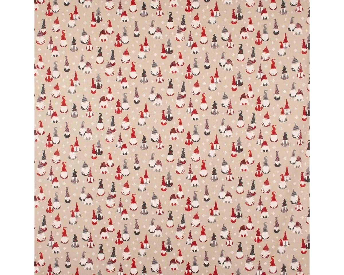SCHÖNER LEBEN. Kissenhülle Tomte Cosy Family Weihnachtswichtel Natur - Bild 3