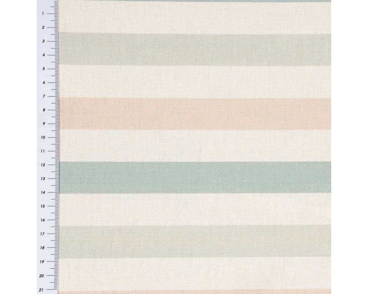 SCHÖNER LEBEN. Tischläufer Pastell Streifen Ecru Mintgrün Vanille - Bild 5