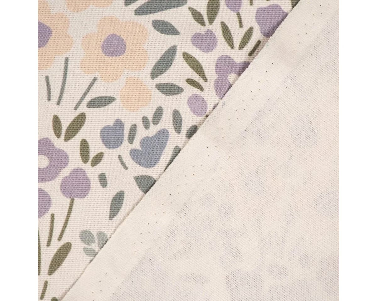SCHÖNER LEBEN. Tischdecke Digitaldruck Blumenwiese cremeweiß lila - Bild 5