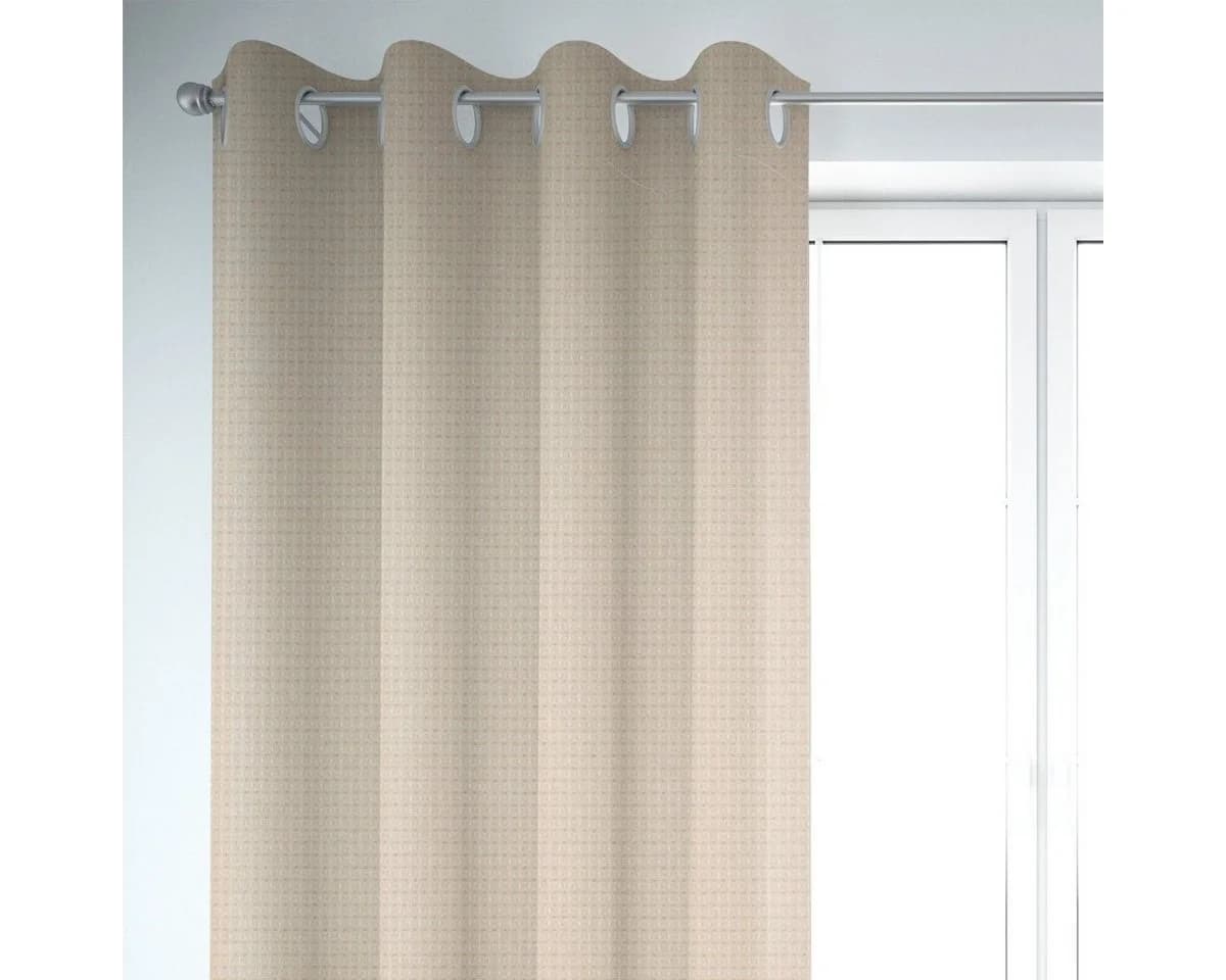 SCHÖNER LEBEN. Vorhang Baumwolle Reliefstruktur natur 245cm - Bild 2