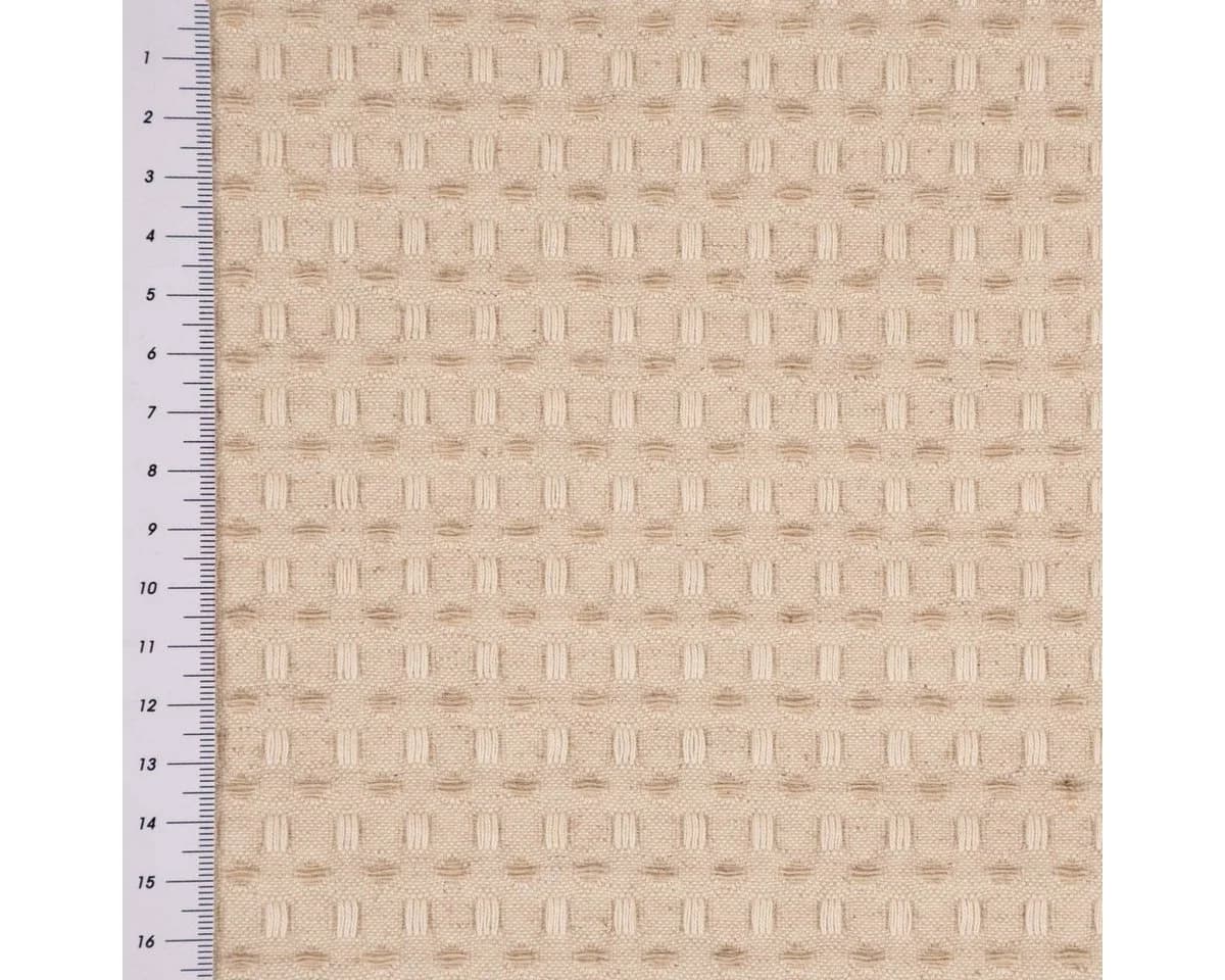 SCHÖNER LEBEN. Vorhang Baumwolle Reliefstruktur natur 245cm - Bild 5