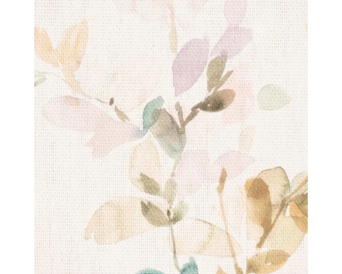 SCHÖNER LEBEN. Kissenhülle Blätterzweige Blüten Weiß Pastell - Bild 4