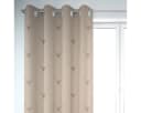 SCHÖNER LEBEN. Vorhang Jacquard Hirschkopf beige braun blickdicht Ösen Bild 2
