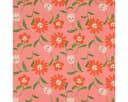 SCHÖNER LEBEN. Abwaschbare Tischdecke Blumen Rosa Baumwolle Bild 1