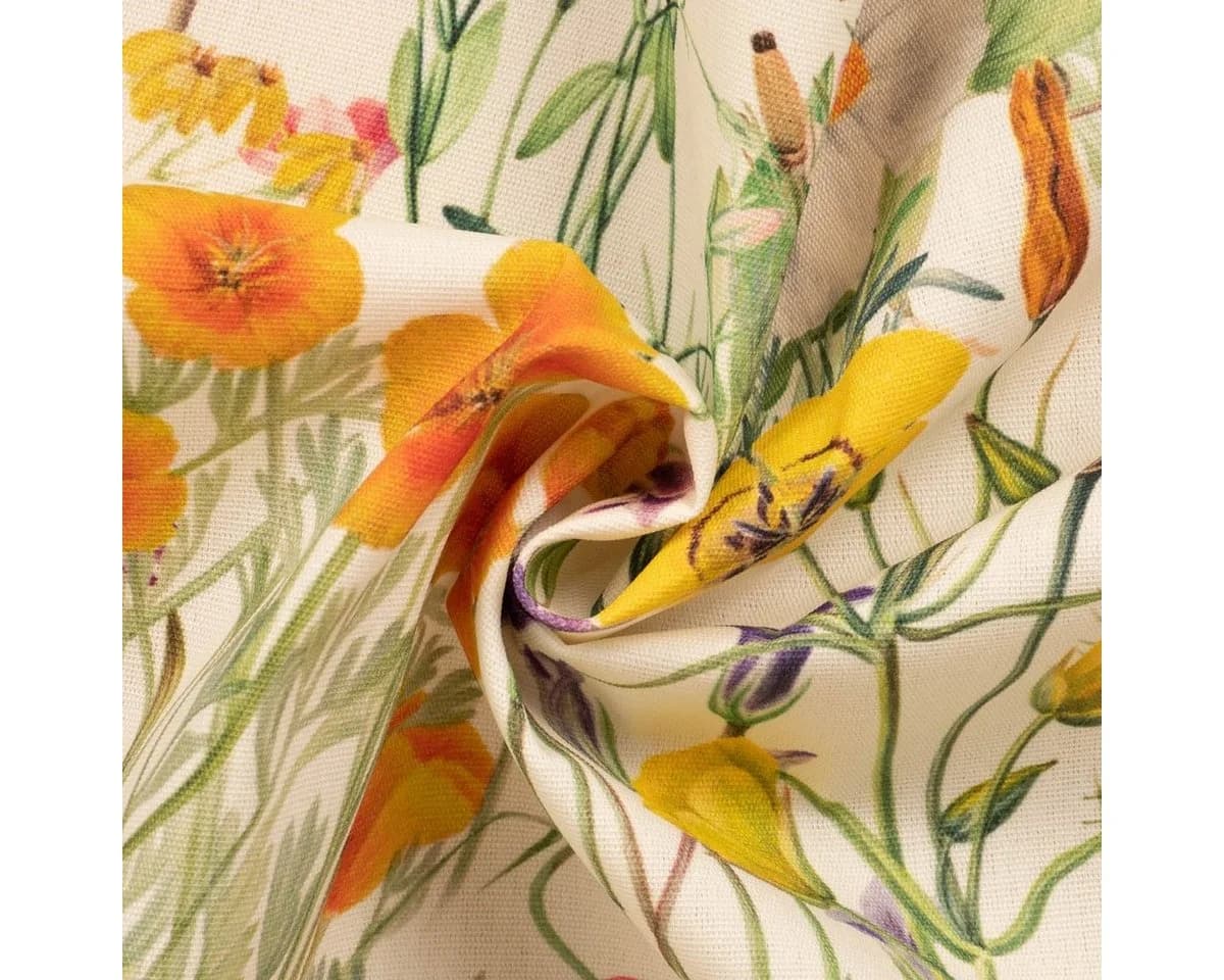 SCHÖNER LEBEN. Abwaschbare Tischdecke Feldblumen Bunt Polyacryl - Bild 5