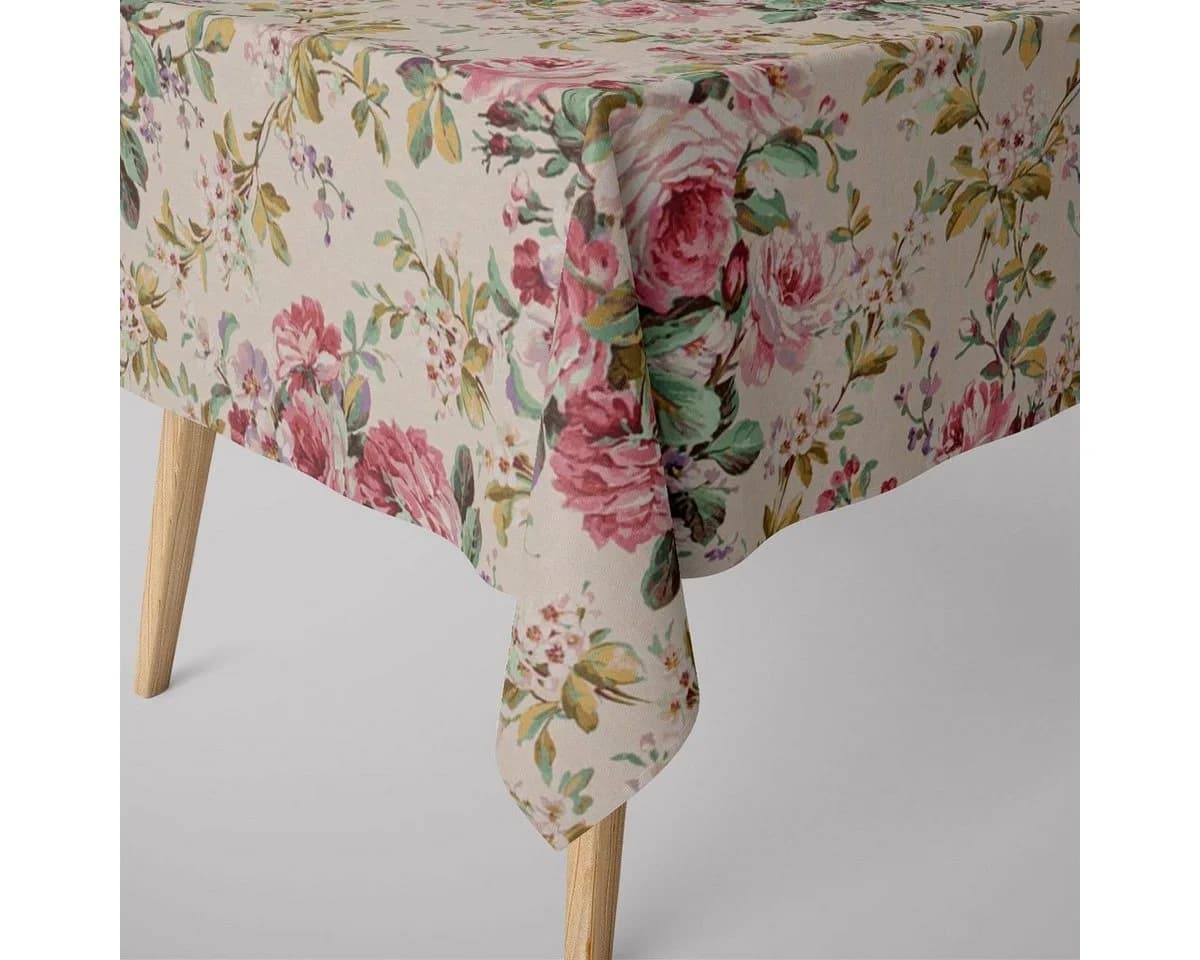 SCHÖNER LEBEN. Tischdecke Digitaldruck Juana Rosen rosa - Bild 2