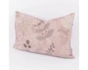 SCHÖNER LEBEN. Dekokissen Kissenhülle Soft Calming Leaves rosa Bild 1