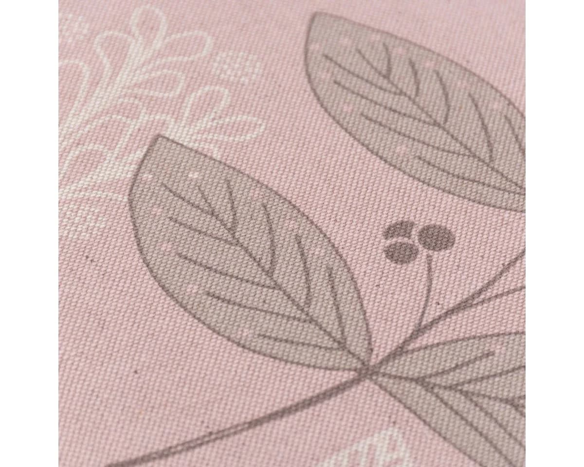 SCHÖNER LEBEN. Dekokissen Kissenhülle Soft Calming Leaves rosa - Bild 4