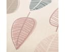 SCHÖNER LEBEN. Dekokissen Kissenhülle Scandi Retro Leaves natur rosa Bild 3