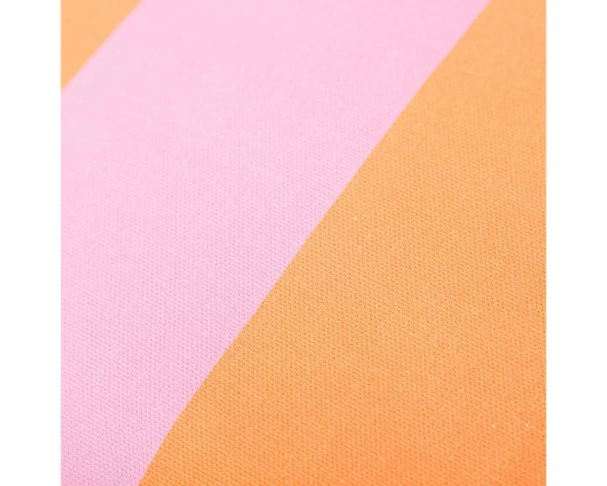 SCHÖNER LEBEN. Dekokissen Kissenhülle Streifen Orange Pink - Bild 3