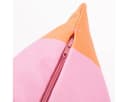 SCHÖNER LEBEN. Dekokissen Kissenhülle Streifen Orange Pink Bild 5