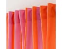 SCHÖNER LEBEN. Vorhang Smok-Schlaufe Streifen orange pink blickdicht Baumwolle Bild 3