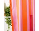 SCHÖNER LEBEN. Vorhang Smok-Schlaufe Streifen orange pink blickdicht Baumwolle Bild 5